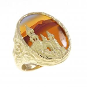 K18YG メノウ リング