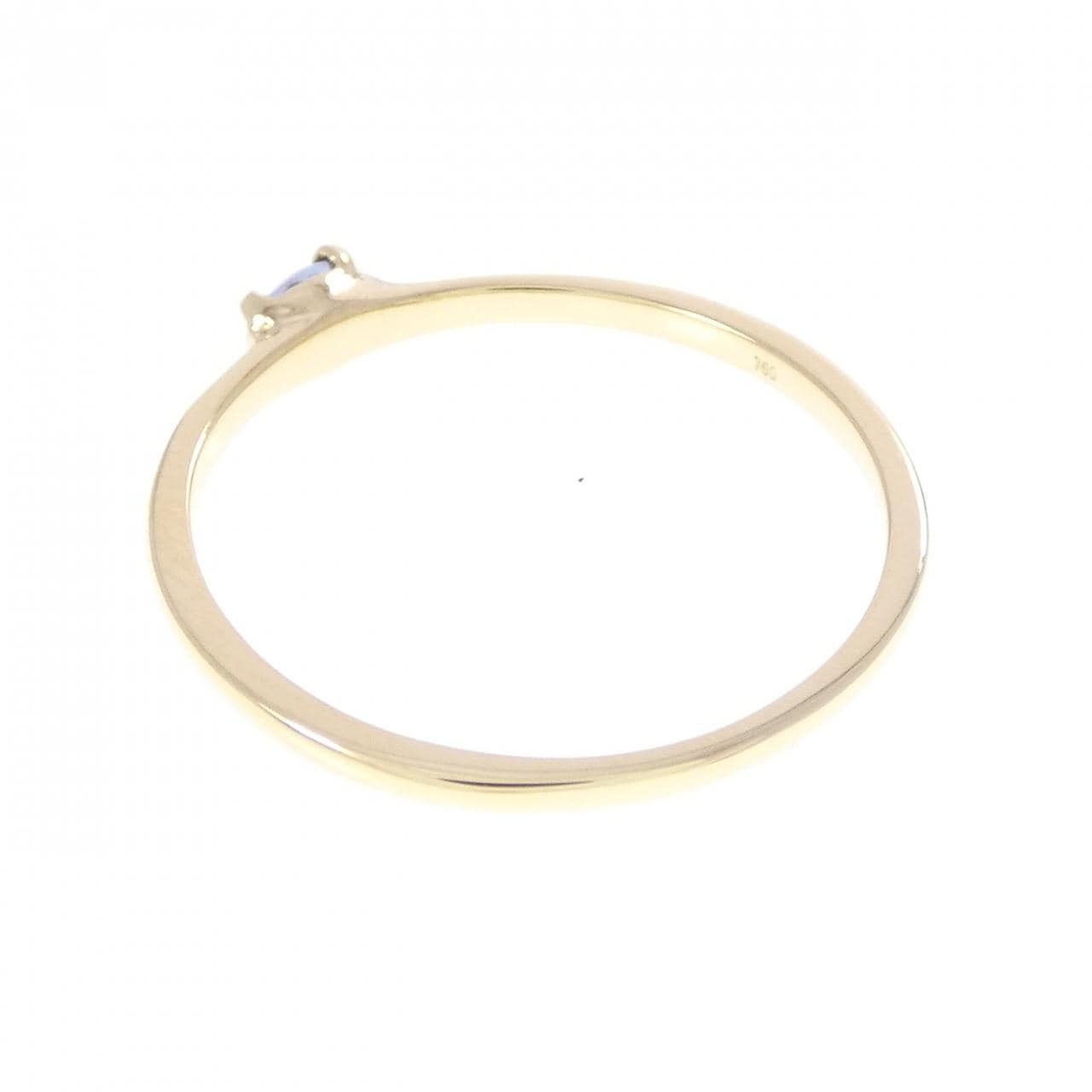 750YG サファイヤ リング 0.137CT