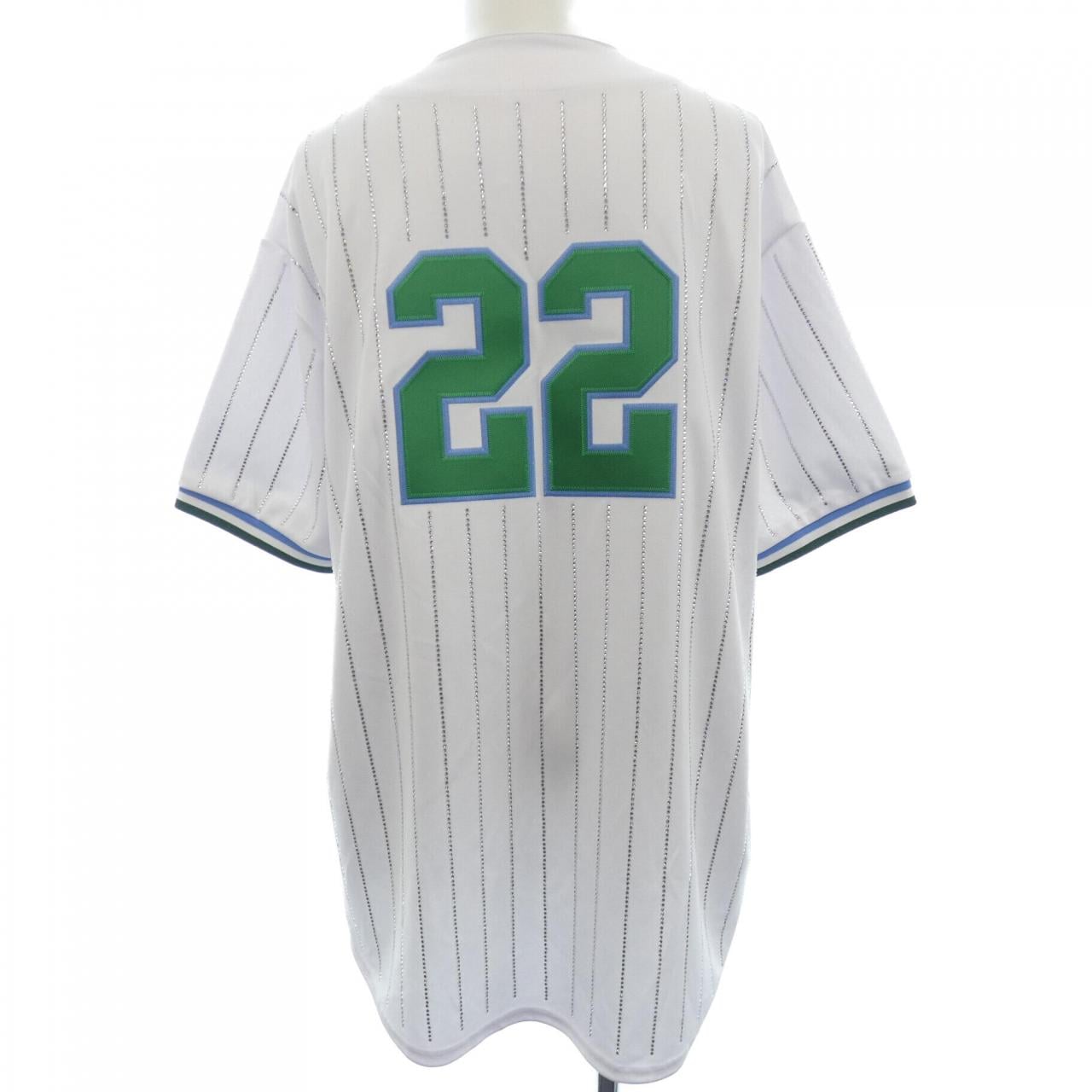 シュプリーム SUPREME RHINESTONE STRIPE BA シャツ