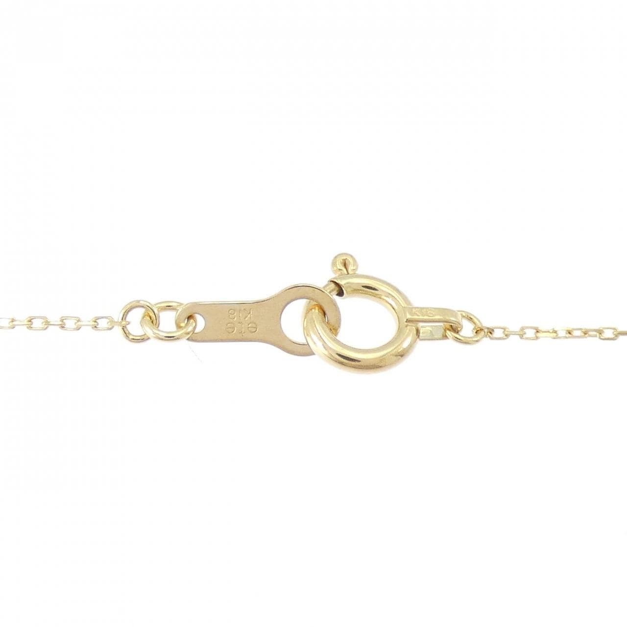 エテ イニシャル ネックレス ネックレス 0.04CT