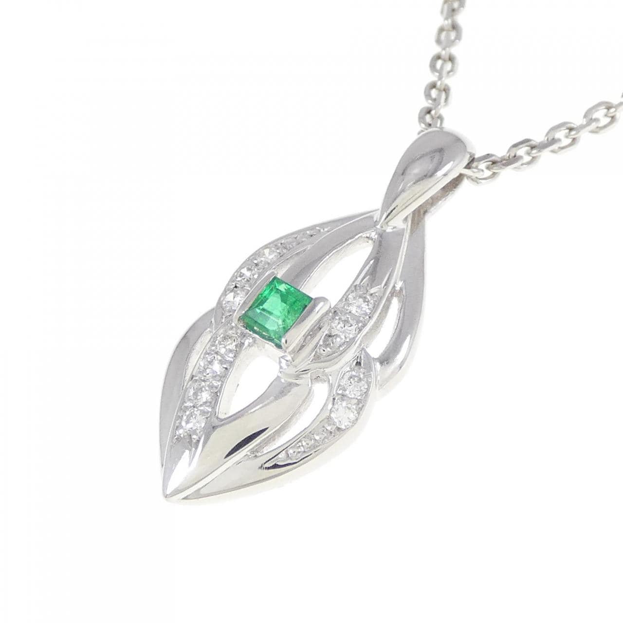 PT Emerald Necklace 0.10CT