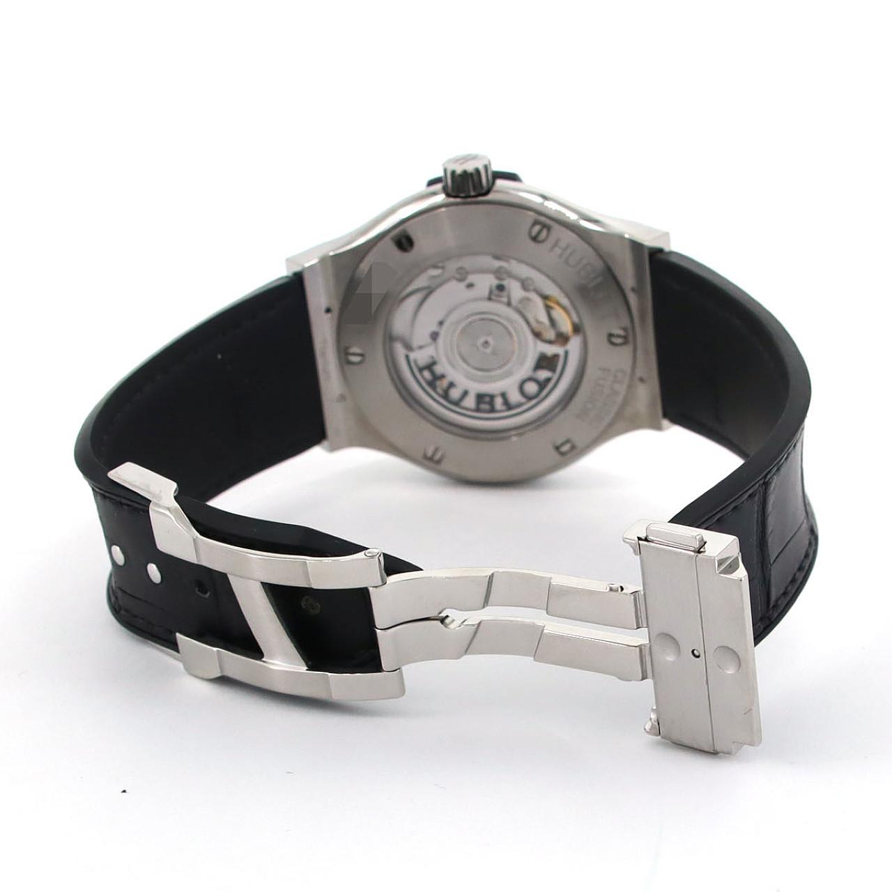 ウブロ クラシックフュージョンチタニウムブラックシャイニー 542.NX.1270.LR TI 自動巻