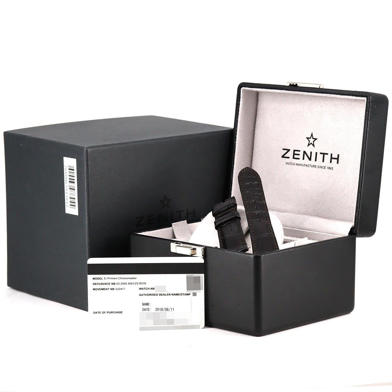 ゼニス クロノマスター1969 03.2040.4061/23.R576 SS 自動巻