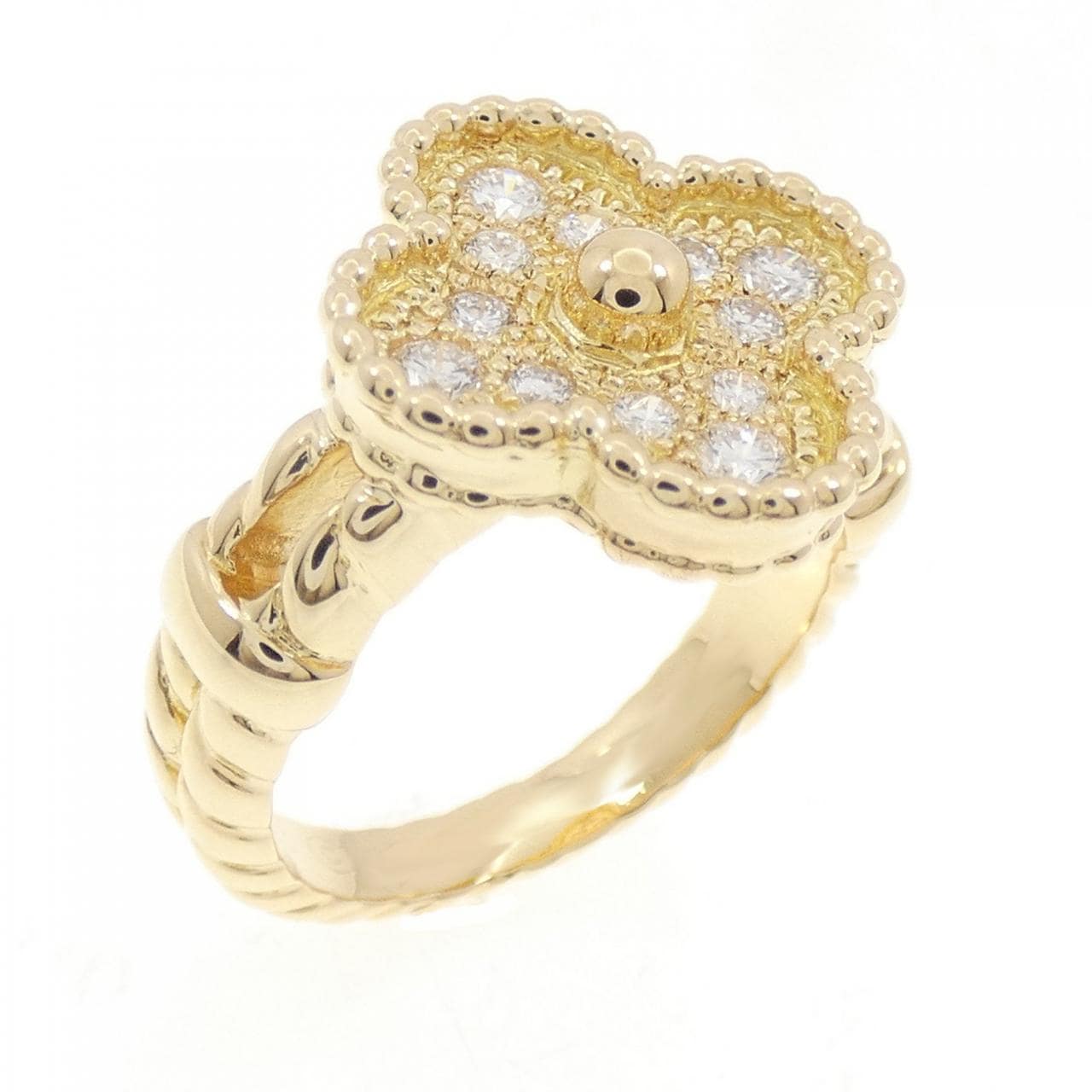 【ヴィンテージ】ヴァンクリーフ&アーペル ヴィンテージアルハンブラ リング