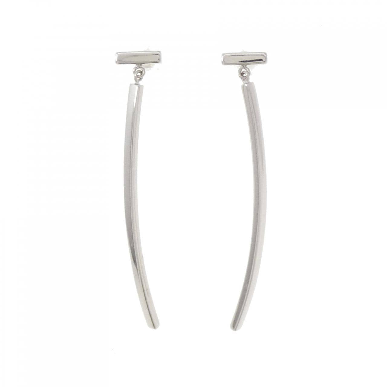 TIFFANY T wire bar earrings