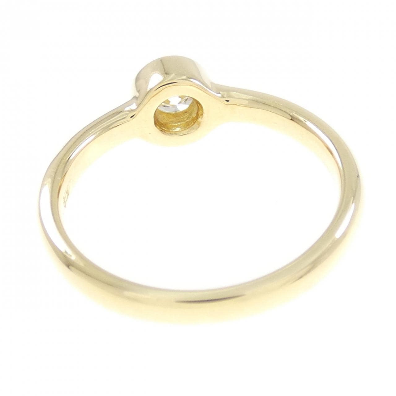 K18YG ダイヤモンド リング 0.244CT