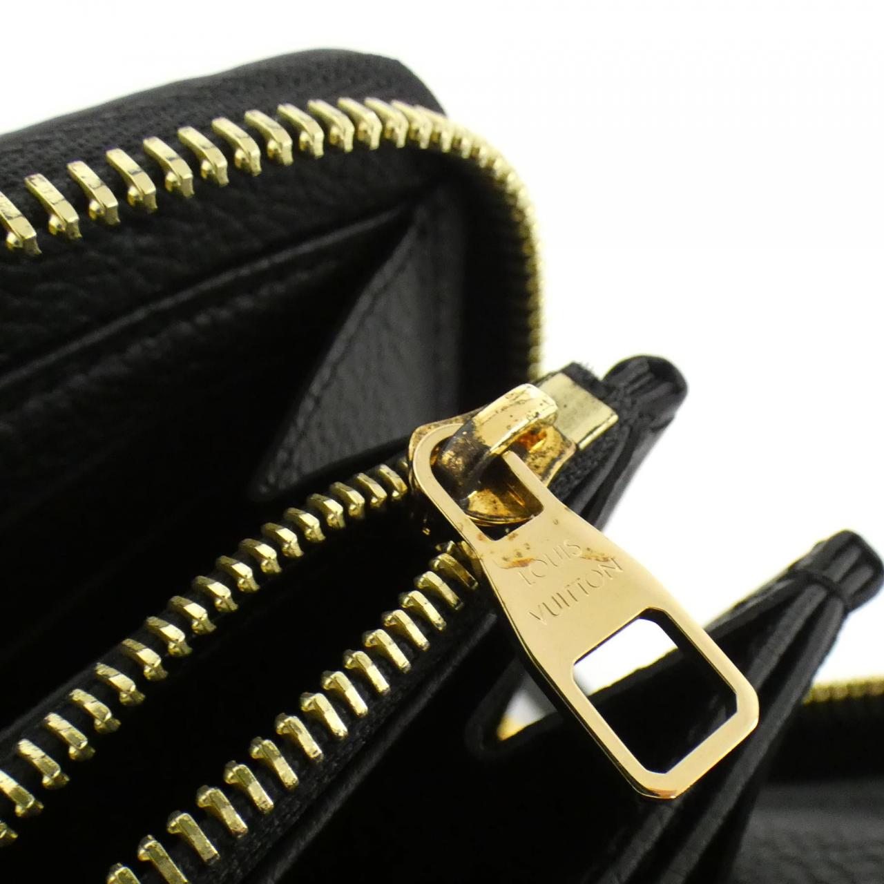 LOUIS VUITTON Monogram Empreinte Zippy Wallet M61864 Wallet