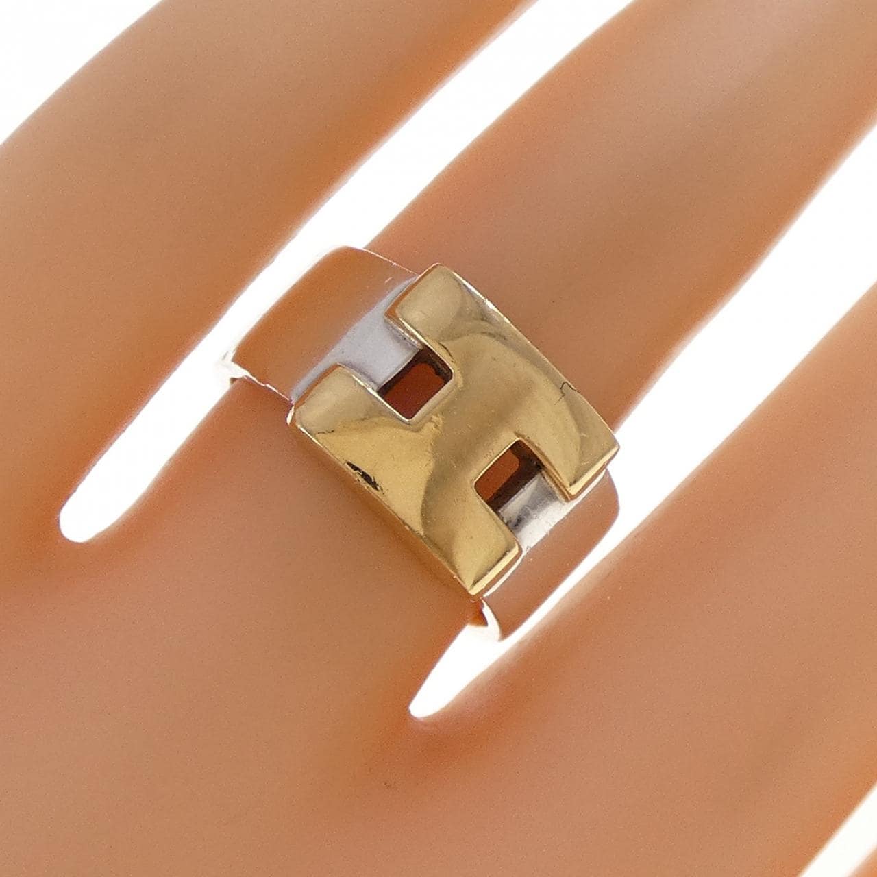 【ヴィンテージ】エルメス 925/750YG リング
