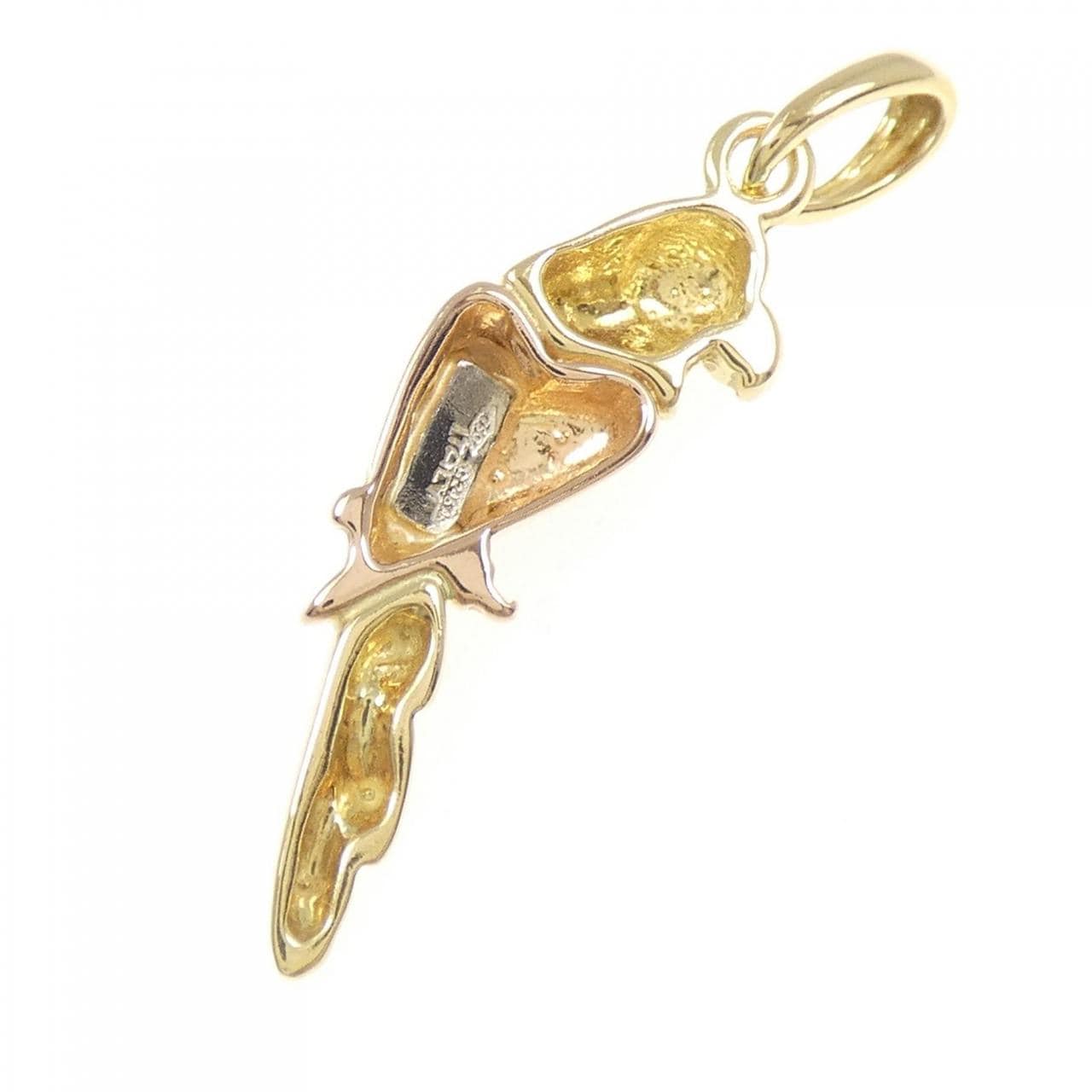 750スリーカラー バード ペンダント