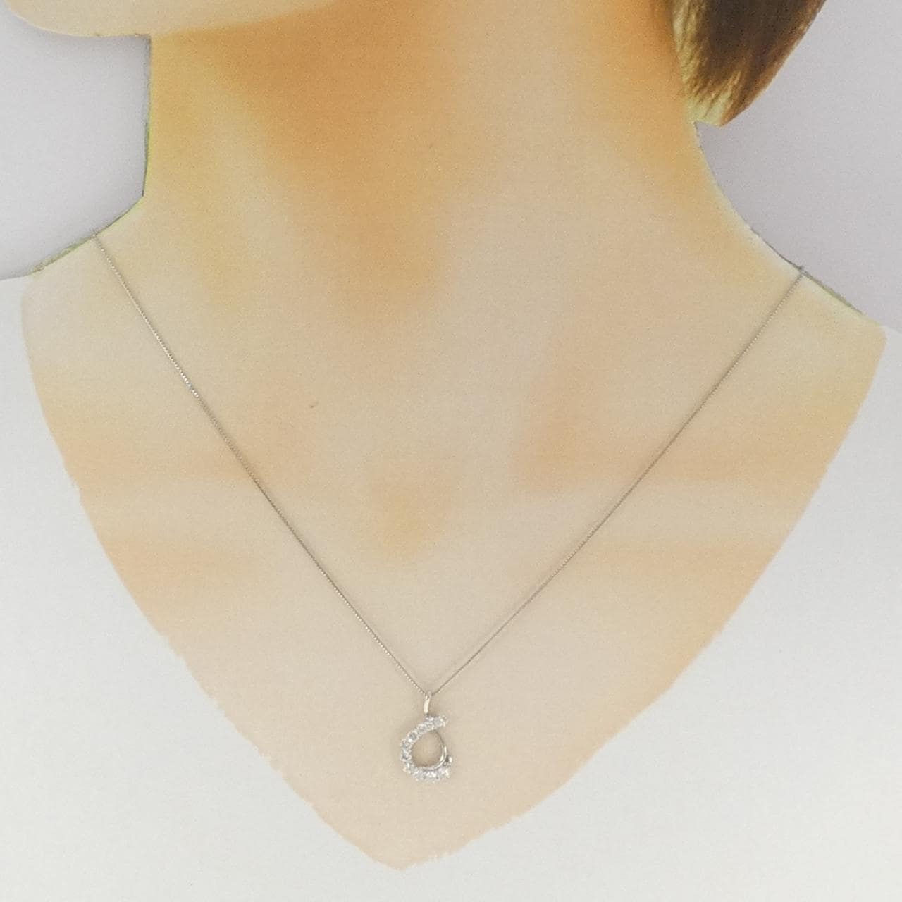 PT900/PT850 ダイヤモンド ネックレス 0.50CT