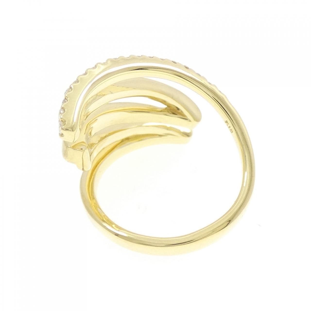 K18YG ダイヤモンド リング 0.18CT