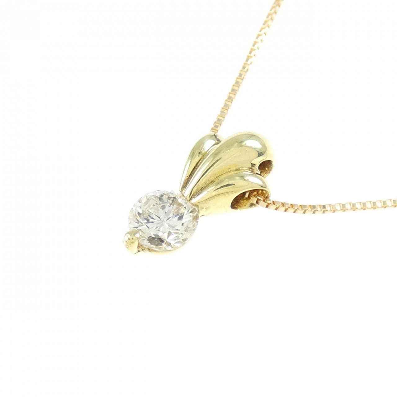 K18YG ダイヤモンド ネックレス 0.3CT