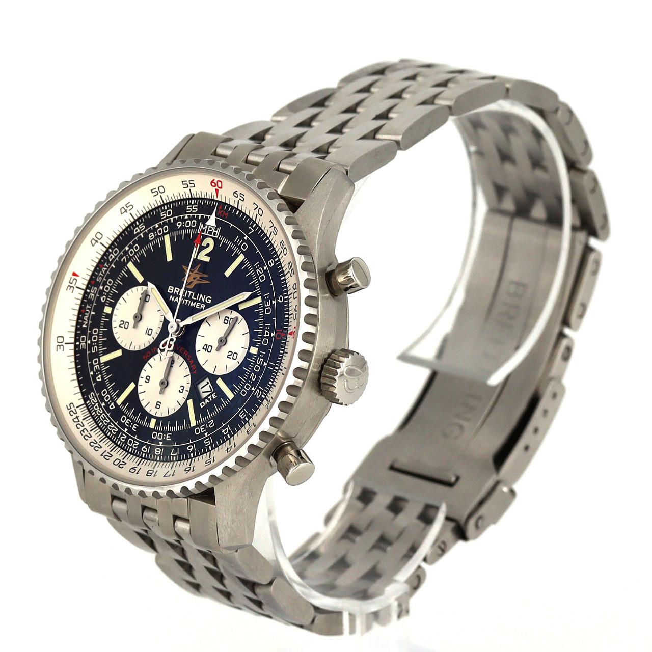 【ノーメンテナンス特価】ブライトリング ナビタイマー･50th Anniversary A41322/A412B33NP SS 自動巻