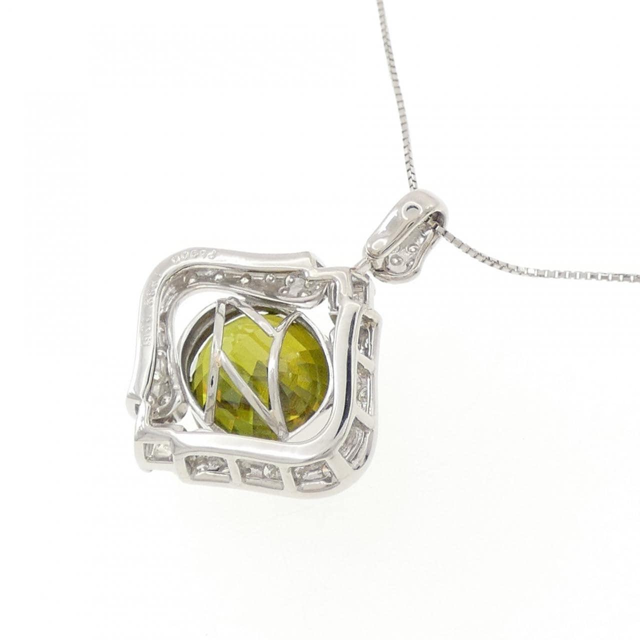 PT900/PT850 スフェーン ネックレス 12.82CT