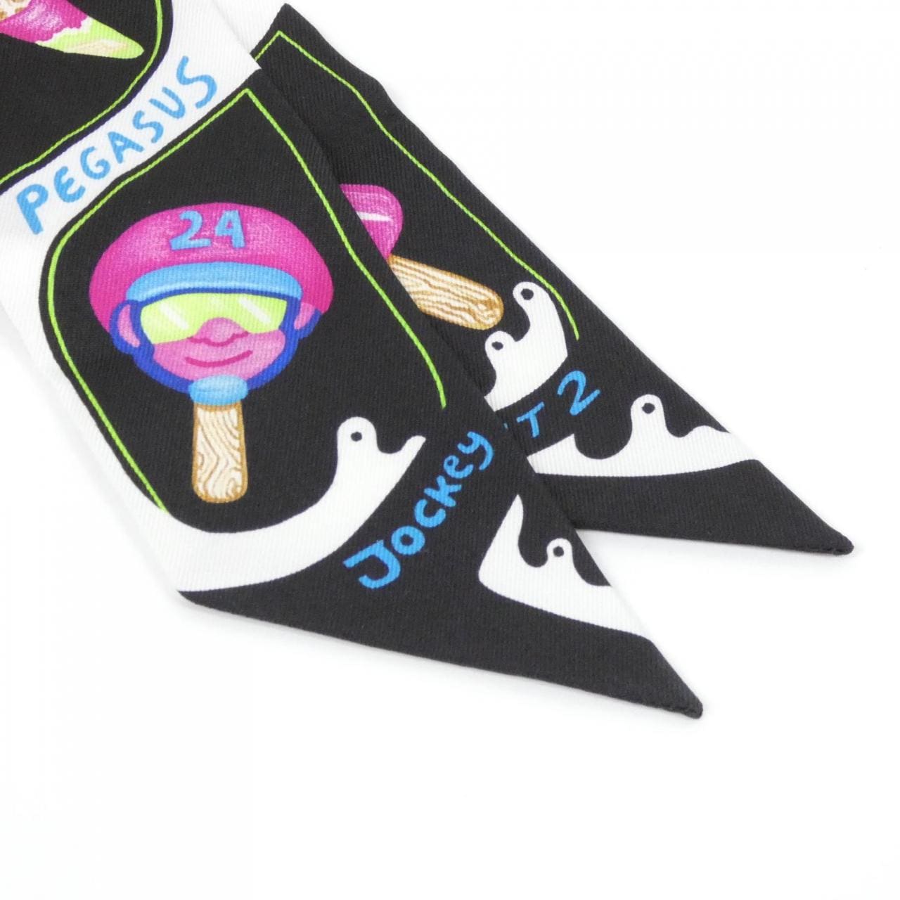 エルメス FUNNY ICE CREAM ツイリー 064109S スカーフ