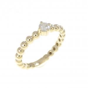 K14YG ダイヤモンド ピンキーリング 0.09CT