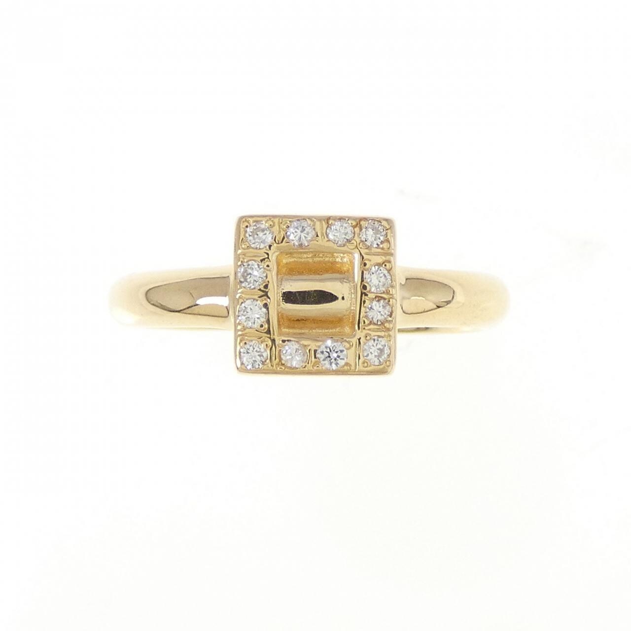 K18YG ダイヤモンド リング 0.08CT