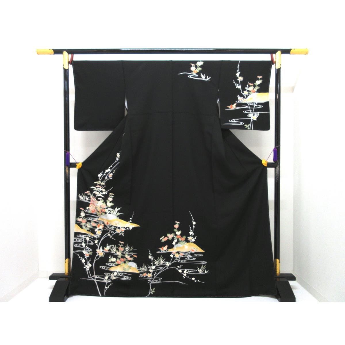 【未使用品】訪問着　友禅金彩加工