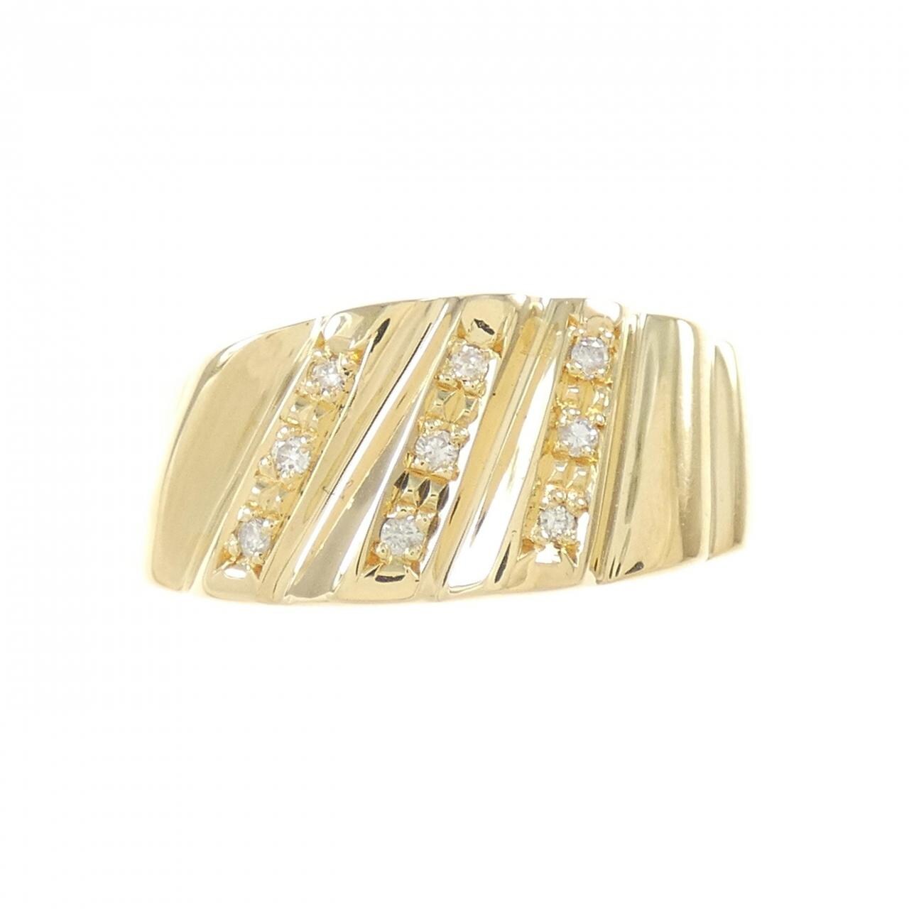 K18YG ダイヤモンド リング 0.06CT