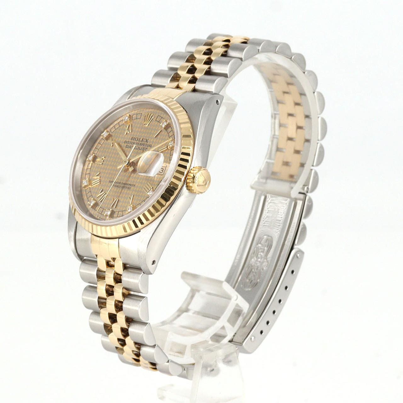 ロレックス デイトジャスト 16233G SSxYG 自動巻 X番