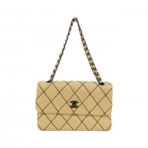 【ヴィンテージ】シャネル ワイルドステッチ ライン 14687 ショルダーバッグ