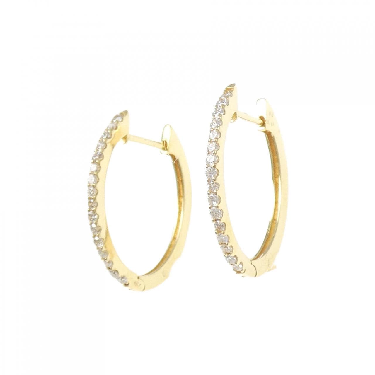 K18YG ダイヤモンド ピアス 0.32CT