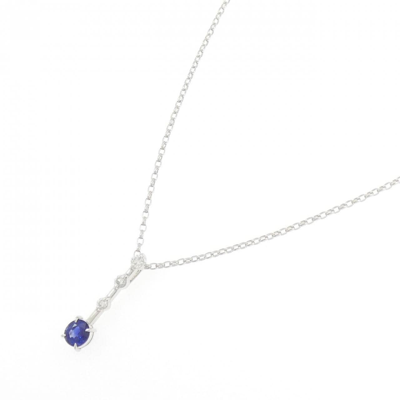 PT900/PT850 サファイヤ ネックレス 0.69CT