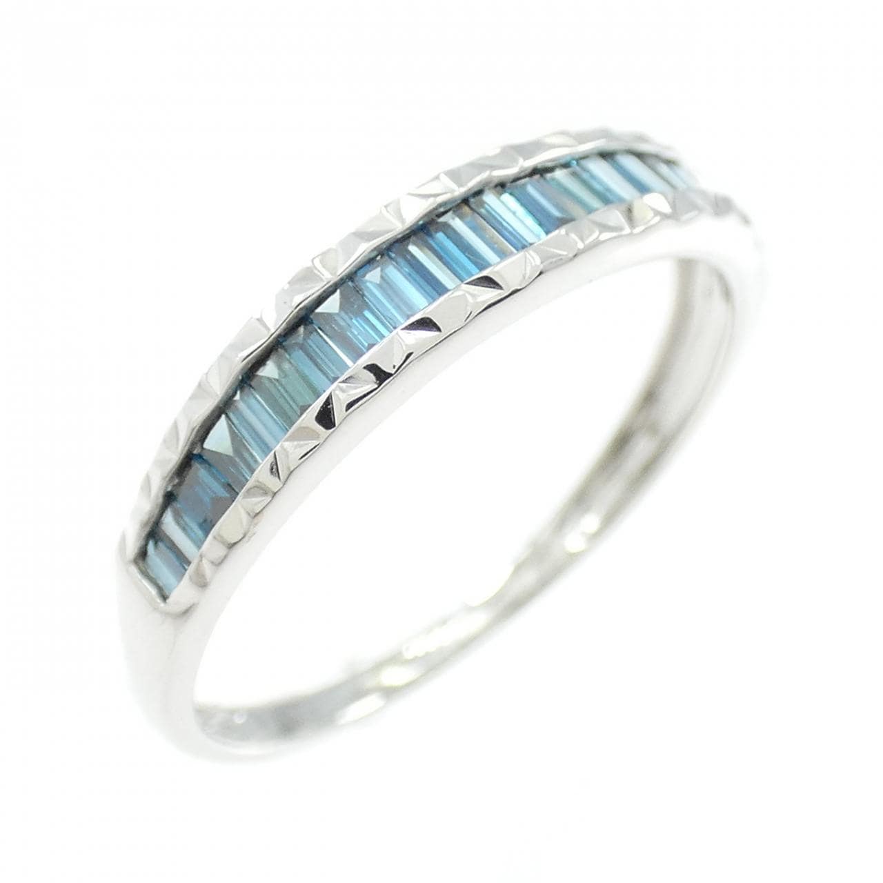K18WG ダイヤモンド リング 0.35CT