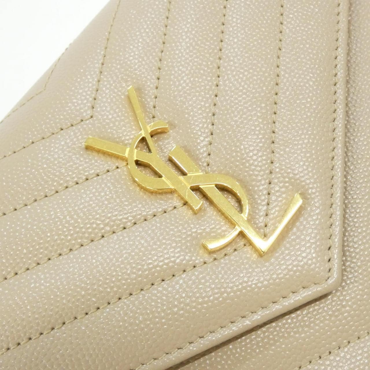 サンローラン カサンドラ 742920 BOW01 チェーンウォレット