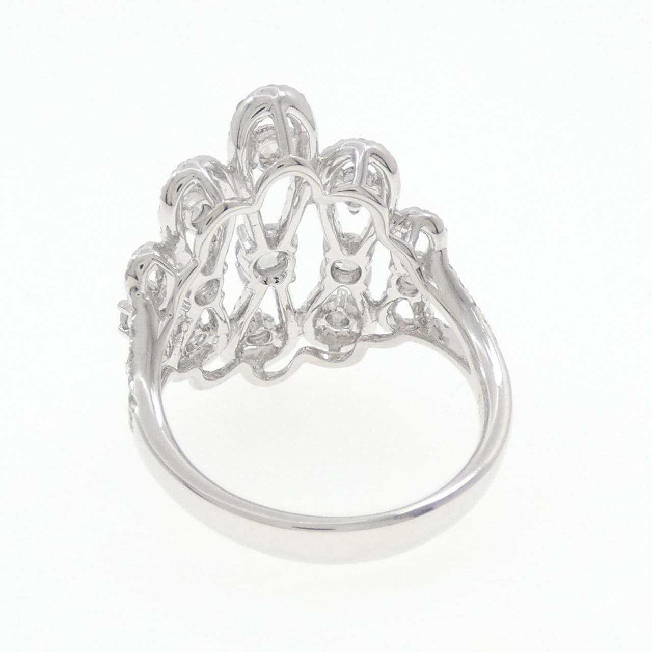 K18WG ダイヤモンド リング 0.55CT