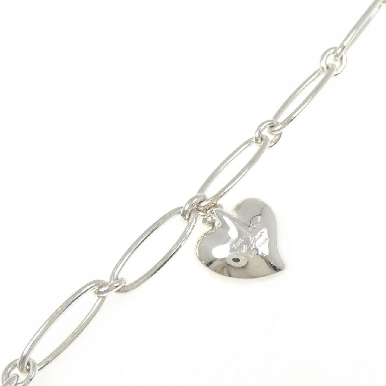 ティファニー クローズドハート ブレスレット