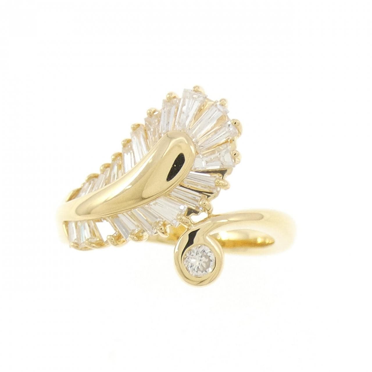 K18YG ダイヤモンド リング 0.98CT