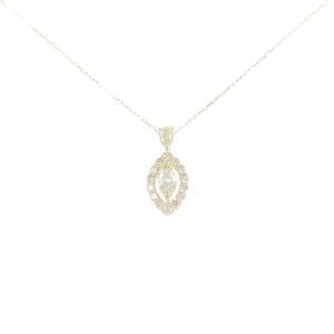 【新品】K18YG ダイヤモンド ネックレス 0.35CT
