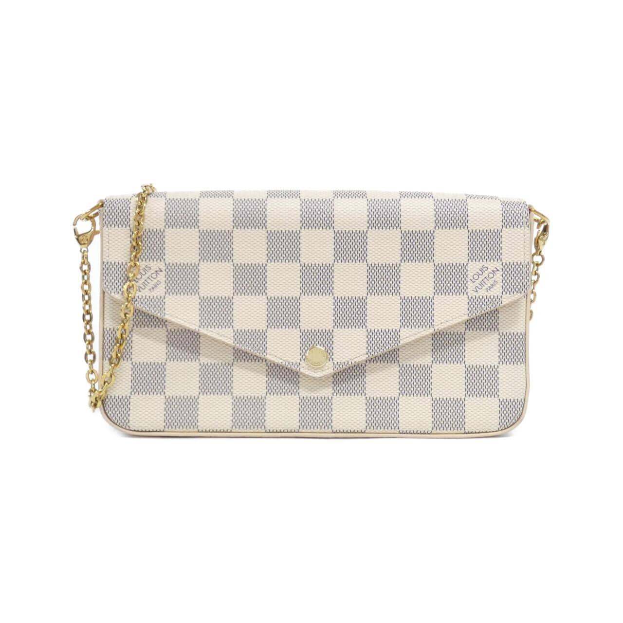 ルイヴィトン ダミエ アズール ポシェット フェリシー N63106 ショルダーバッグ