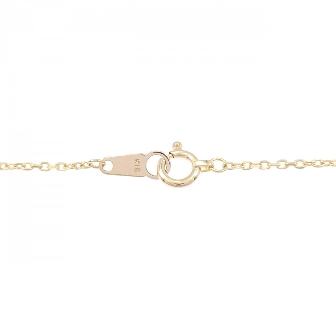 K18PG ダイヤモンド ネックレス 0.30CT