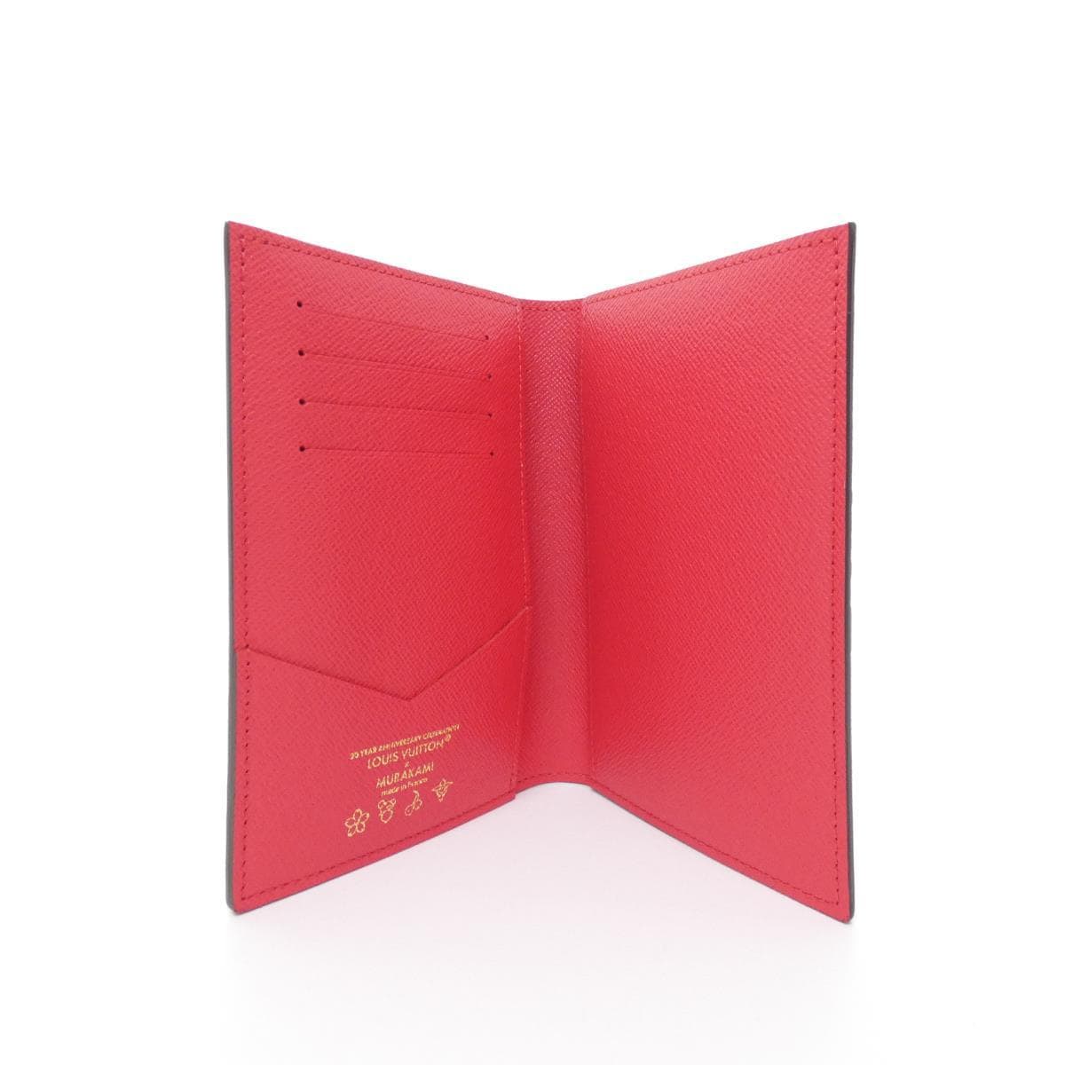 【未使用品】ルイヴィトン モノグラムチェリー クーヴェルテュール パスポール M13424 パスポートカバー