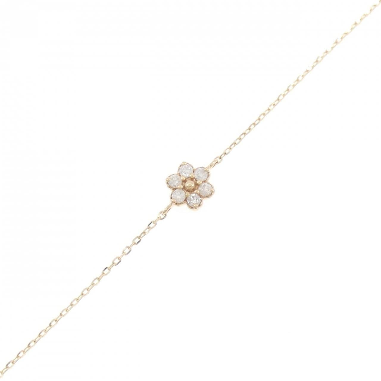 ノジェス フラワー ダイヤモンド ブレスレット 0.066CT