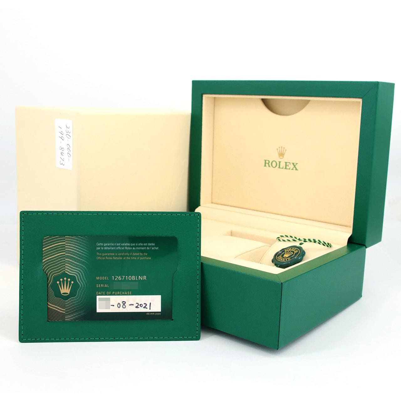 ロレックス GMTマスターⅡ 126710BLNR･3 SS 自動巻 ランダム番