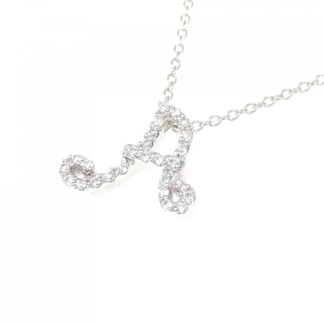 ポンテヴェキオ イニシャル ネックレス 0.14CT