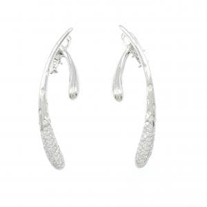 750WG ダイヤモンド ピアス 1.54CT