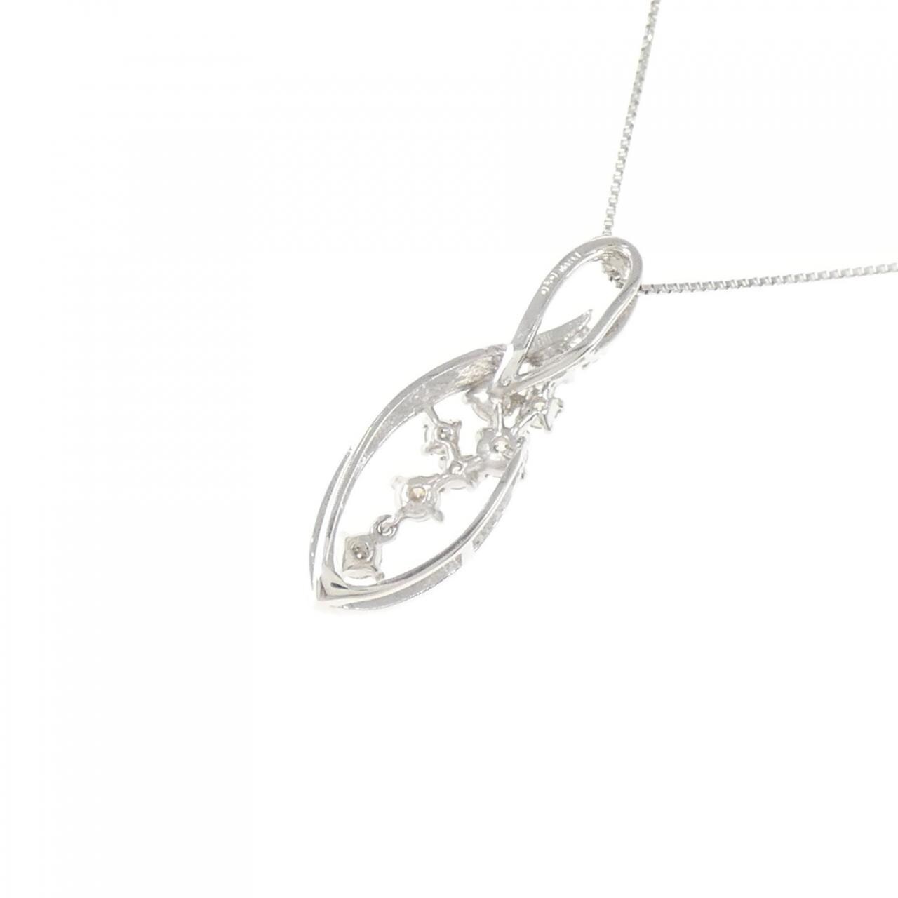 PT900/PT850 ダイヤモンド ネックレス 0.30CT