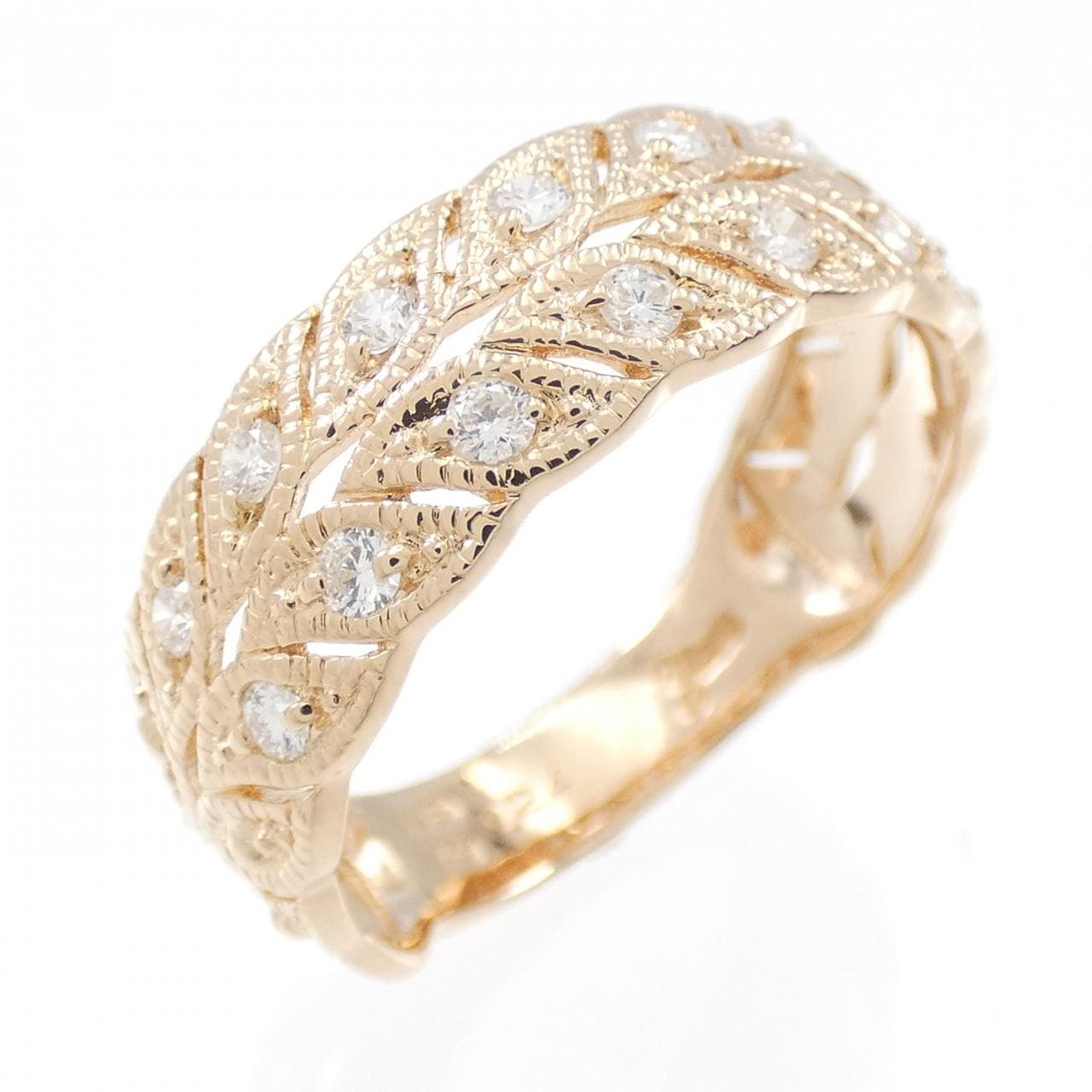 K18PG ダイヤモンド リング 0.24CT