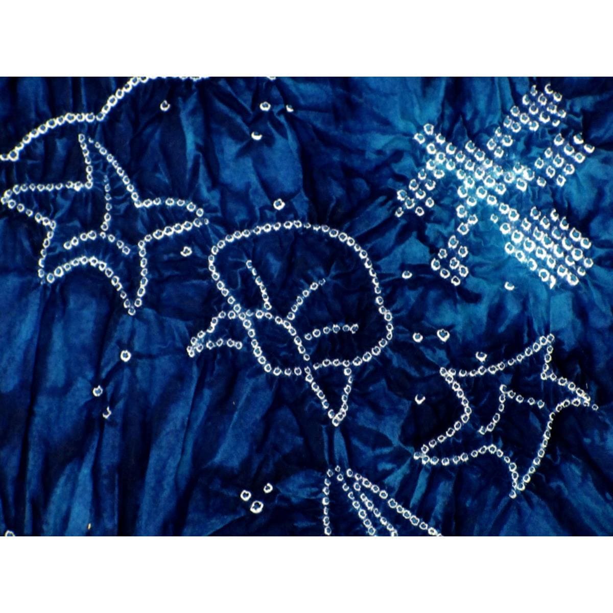 【新品】絞り浴衣反物　海物語