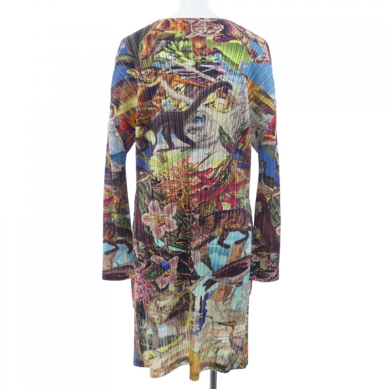 プリーツプリーズ PLEATS PLEASE 2023 AURORA JUNGLE PP33JT721 7578118 ワンピース