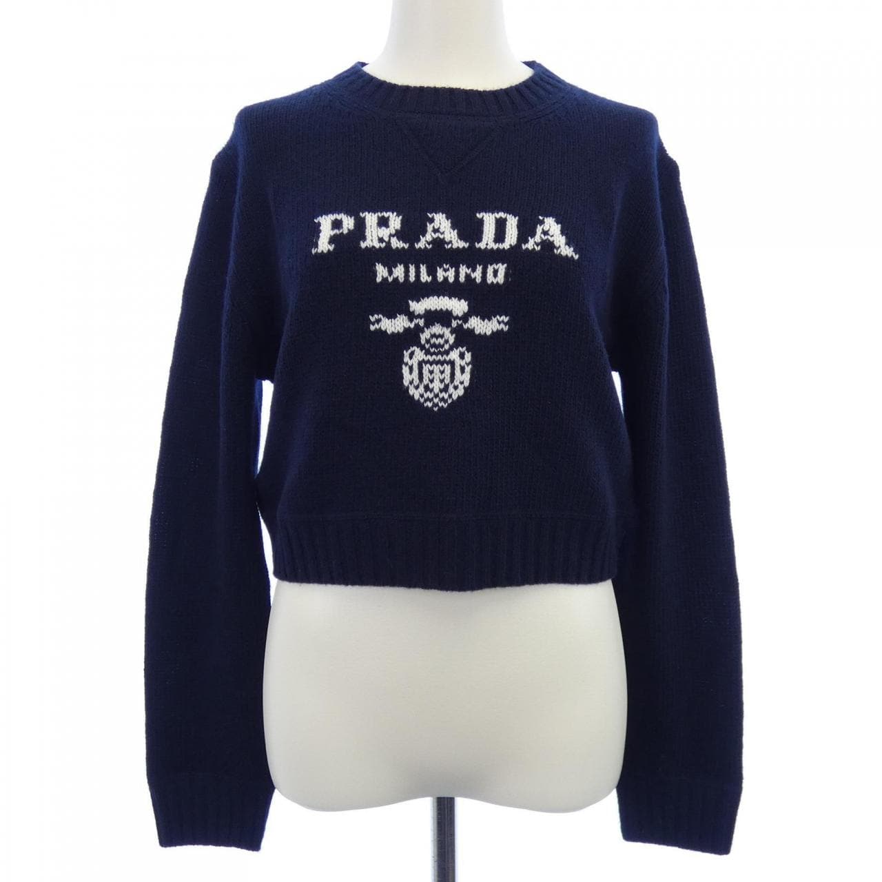 プラダ PRADA インターシャロゴ P24U1T S231 1YMW ニット