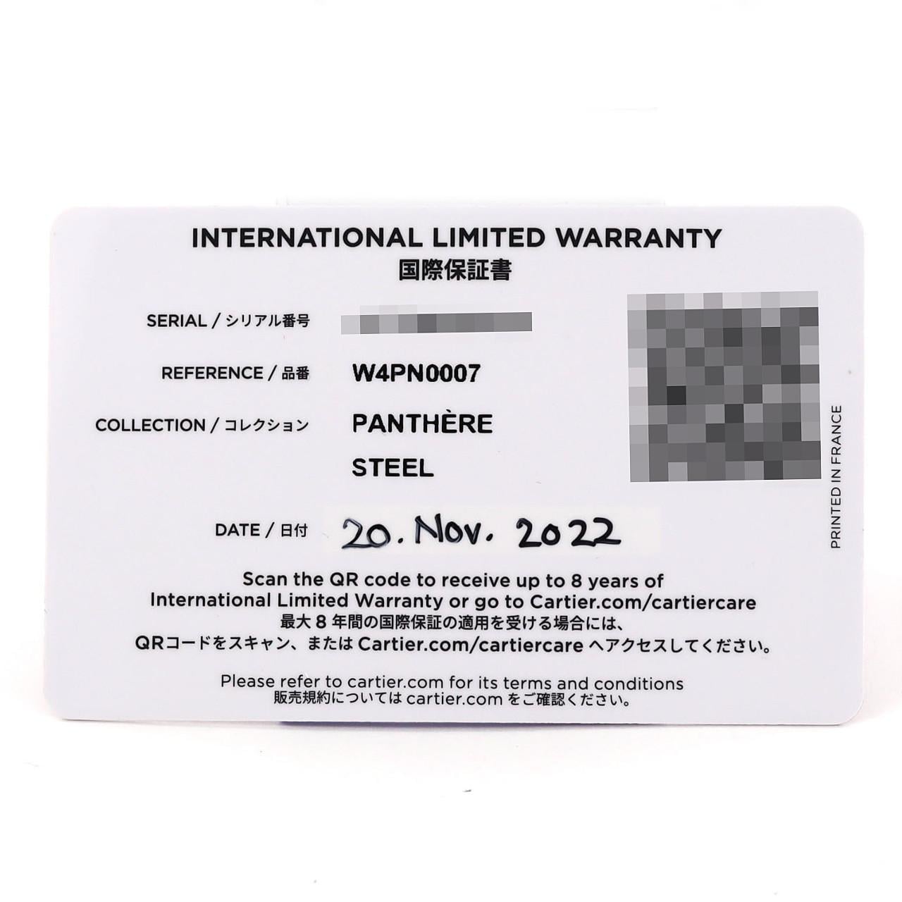 カルティエ パンテール･ドゥ･カルティエSM/D W4PN0007 SS クォーツ