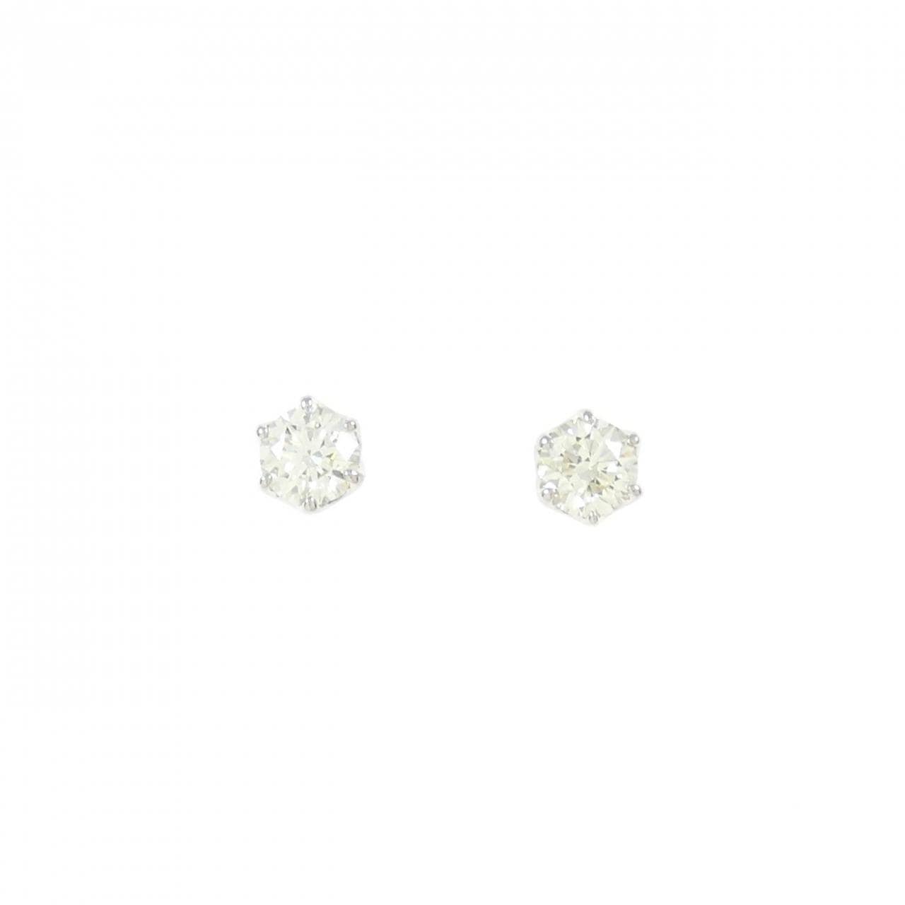 PT ダイヤモンド ピアス 0.50CT