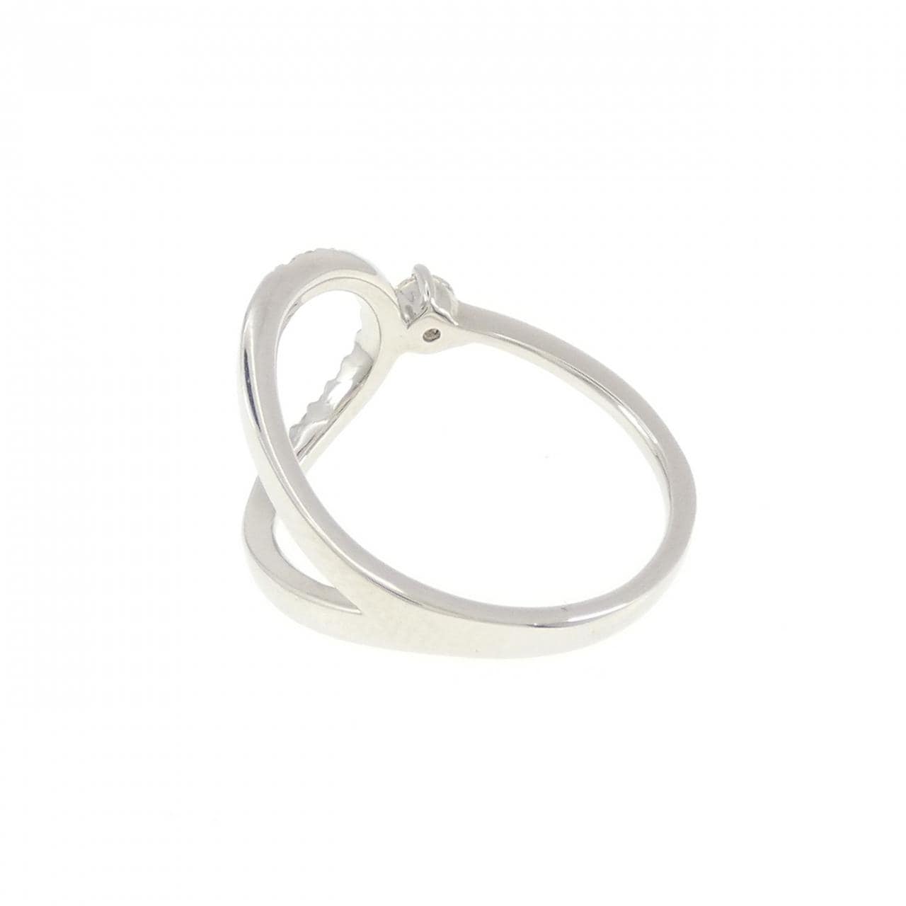 【新品】PT950 ダイヤモンド ピンキー リング 0.14CT