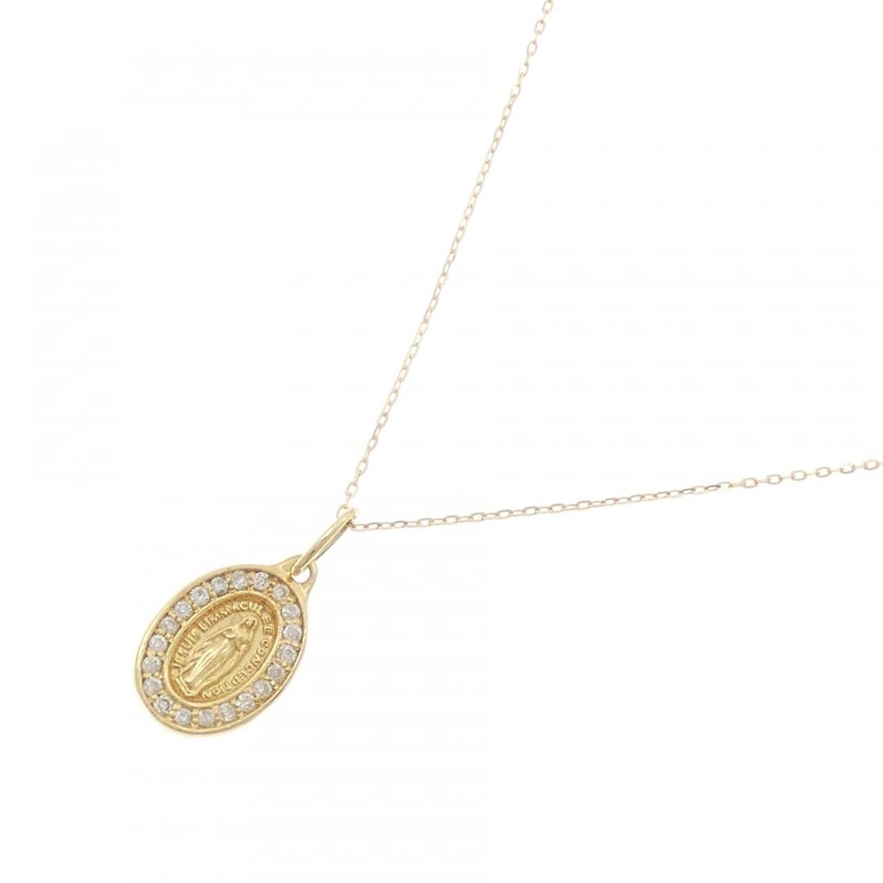 K18YG ダイヤモンド ネックレス 0.10CT