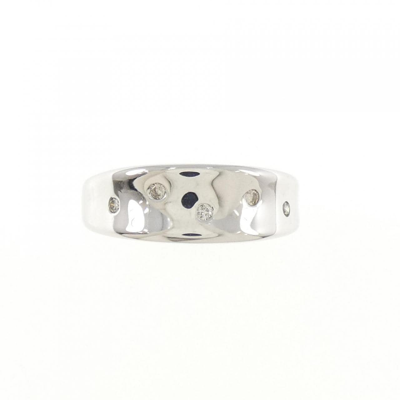 K18WG ダイヤモンド リング 0.06CT